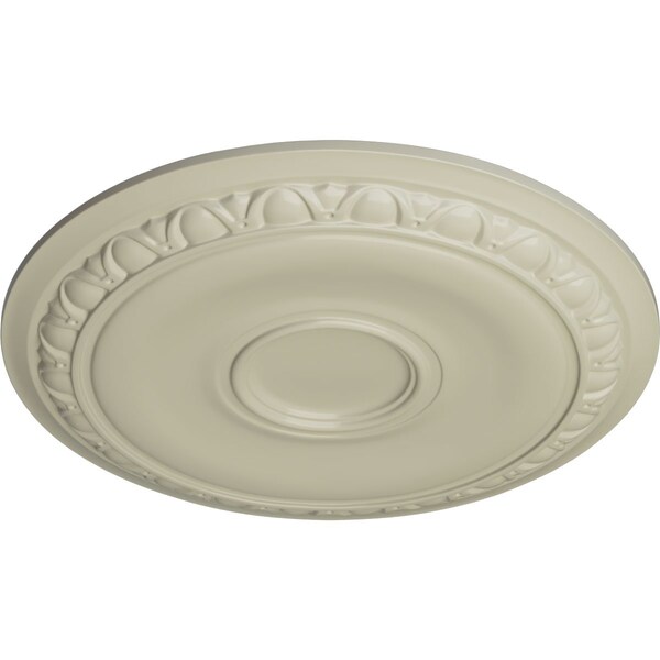 Caputo Ceiling Medallion (Fits Canopies Up To 6), Hand-Painted Clear Yellow, 24 1/4OD X 1 1/2P